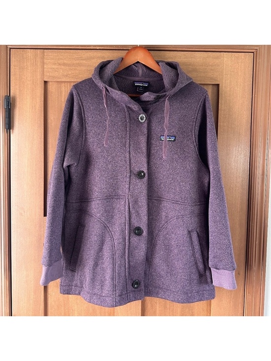 Patagonia Jackets & Blazers - Patagonia Better Sweater Coat Hooded in Light Balsamic Purple Women’s Medium